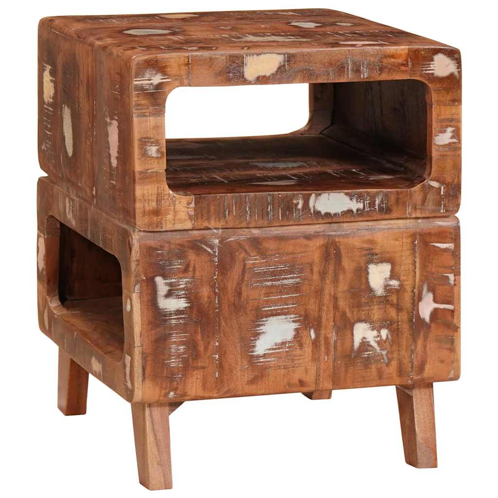 End Tables Multicolour 40 x 40 x 49 cm Solid reclaimed wood